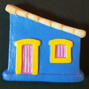 Enfeite de Parede - Casa Azul