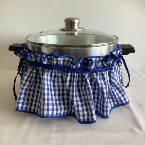 Saia P Panela Xadrez Azul