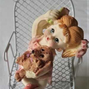 Boneca Biscuit Com Cachorrinho