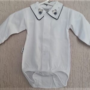 Body Rosto Urso Azul Gola