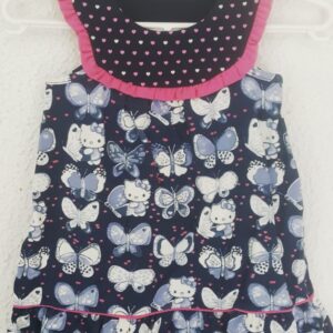 Vestido Hello Kitty E Borboletas
