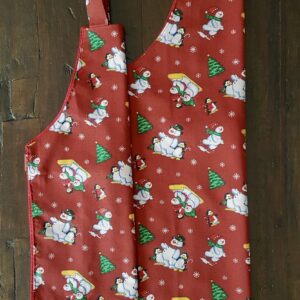 Aventais Mãe E Filha Tecido Natal Tipo 2