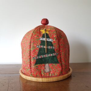 Cobre Panetone Patch Apliquê Árvore De Natal Tp 2