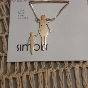 Correntinha Mãe E Filho Semi Joia