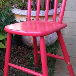 Cadeira de Madeira Tok Stok Rosa