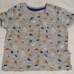 Camiseta M C Cinza Esportes 3 6m