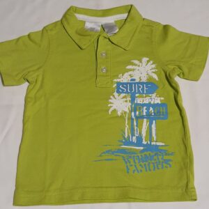 Camiseta Gola Polo Verde Surf 6 9m