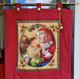Panô Papai Noel Com Menina