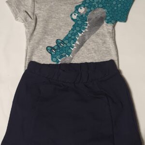 Conj Body E Short Jacaré P