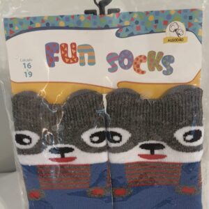 MEIA FUN SOCKS AZUL - n° 16 A 19