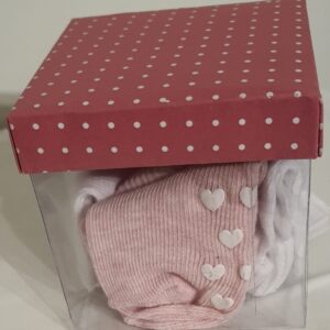 Kit 4 Meias Antiderrapante 12 A 24 Meses