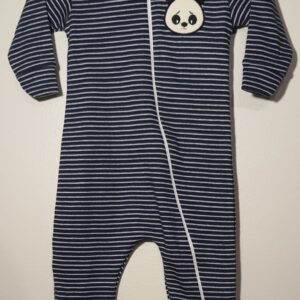 Macacão Marinho Listra Feicho Urso Ml P
