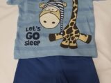 Pijama Masculino Azul Girafa M
