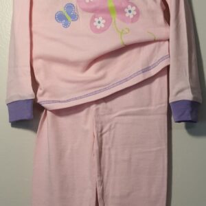 Pijama Gerber Rosa Borboletas Ml 2 Peças 3t