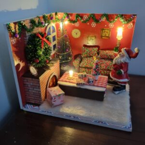 Estande Sala Do Papai Noel Com Luz