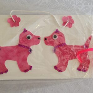Quadro Decorativo 2 Cachorrinhos