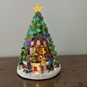Árvore Loja De Brinquedos Noel Com Luz E Som