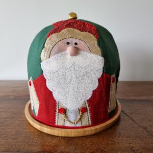 Cobre Panetone Papai Noel Braços Abertos Tipo 1