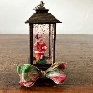 Mini Lanterna Iluminada Papai Noel