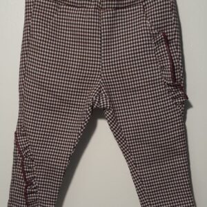 Calça Xadrez Babado 6 9m