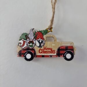 Enfeite Árvore Carro Do Papai Noel Tipo 2