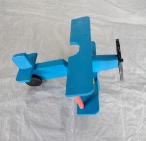 Avião azul