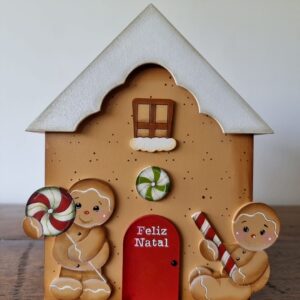 Casinha Porta Bombom Biscoitinhos Ginger