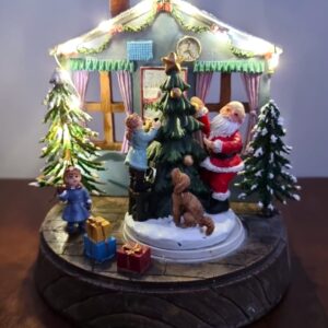 Cenario Casa Noel E Ajudantes Luz E Movimento