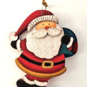 Enfeite Papai Noel Gliter 4 Modelos