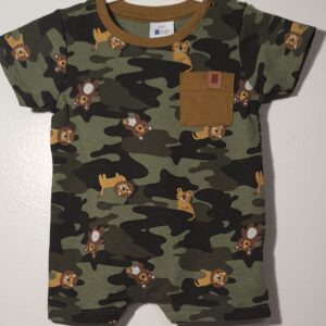 Macaquinho Camuflado 0 A 3 Meses