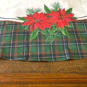 Toalha Impermeável Redonda Poinsetia 150cm