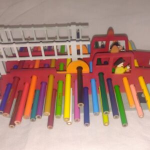 Bombeiro lápis de cor