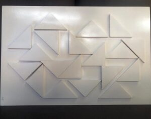 Quadros Giptico Branco