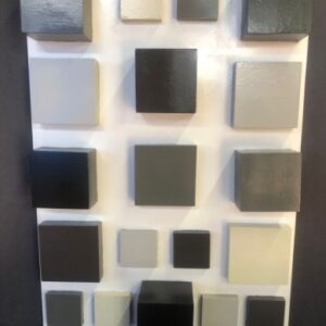 Quadro Giptico Preto E Branco