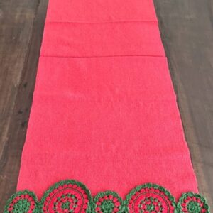 Trilho Vermelho Em Tear Mandalas Em Crochê