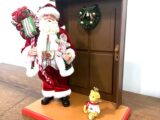 Porta Papai Noel Com Saco Presentes E Ursinho