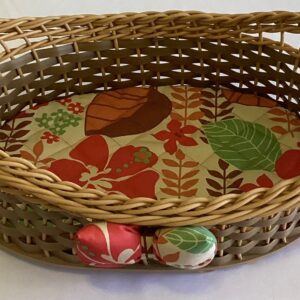 Cesta Palha com Laço