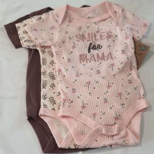 KIT BODY SMILES FOR MAMA FEMININO 3 PEÇAS 6/9M MC