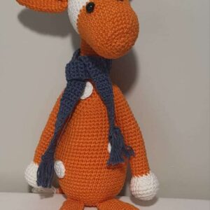 GIRAFA LARANJA AMIGURUMI