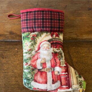 Bota natalina de matelassê (diversas estampas)