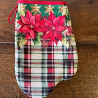 Luvas tecido natalino matelassê (par) - estampas diversas